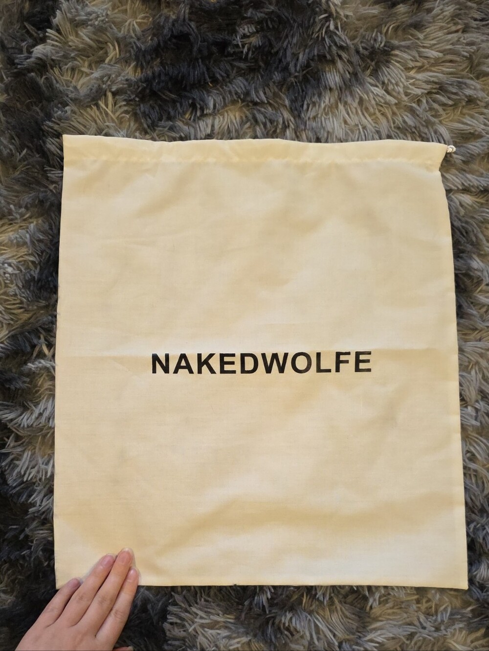 Naked Wolfe Canvas Dust Bag